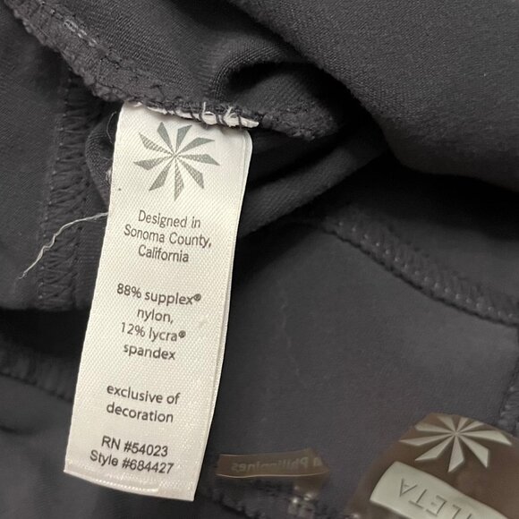 Athleta Grey Long Wide Leg Pants Size 2 - Picture 5 of 6